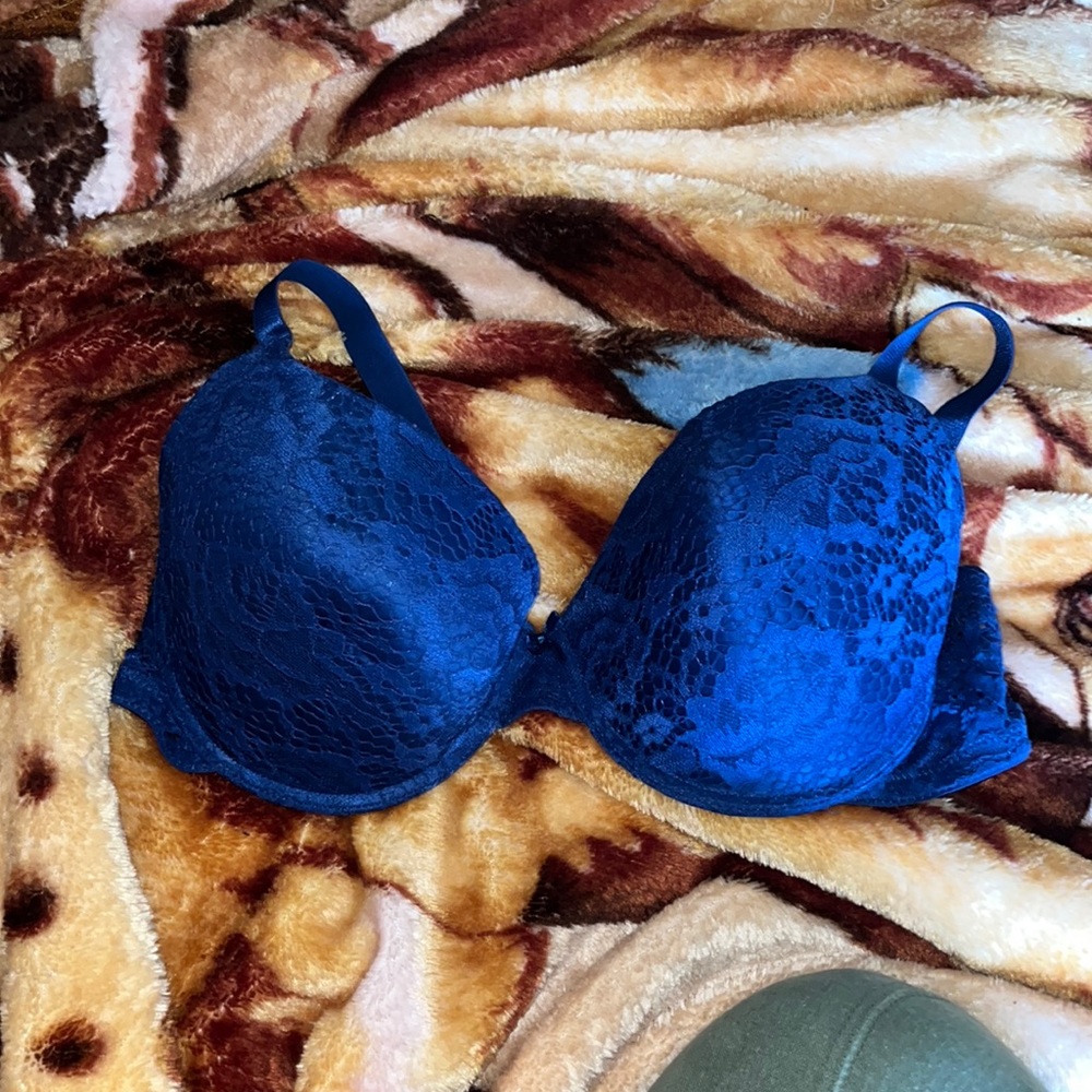 Inner Sense Royal/Navy Blue lace bra